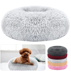 Free Shipping Cozy Plush Dog & Cat Bed – Soft Warm Pet Nest with Non-Slip Bottom
