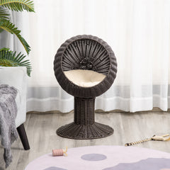 Free Shipping Elevated Cat Bed with Rotatable Egg Chair Pod
