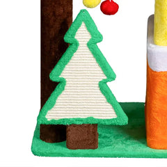 Free Shipping 56” Cat Tree Tower with Condo & Scratching Posts