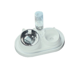 Free Shipping Stainless Steel Dog Bowl Double Bowl Cervical Protection