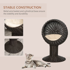 Free Shipping Elevated Cat Bed with Rotatable Egg Chair Pod