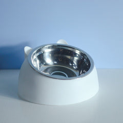 Free Shipping Stainless Steel Dog Bowl Double Bowl Cervical Protection