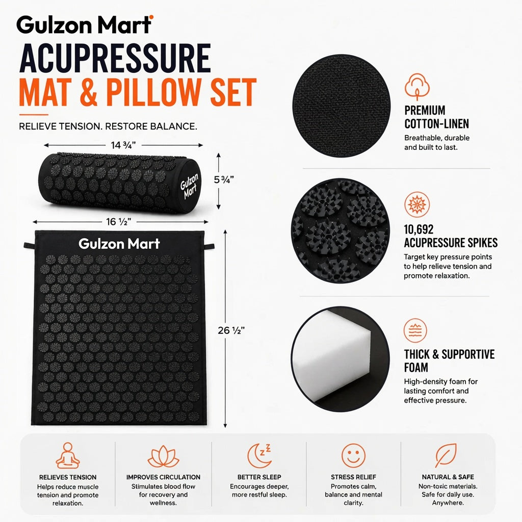 LUMi™ Stress Relief Acupressure Mat Set